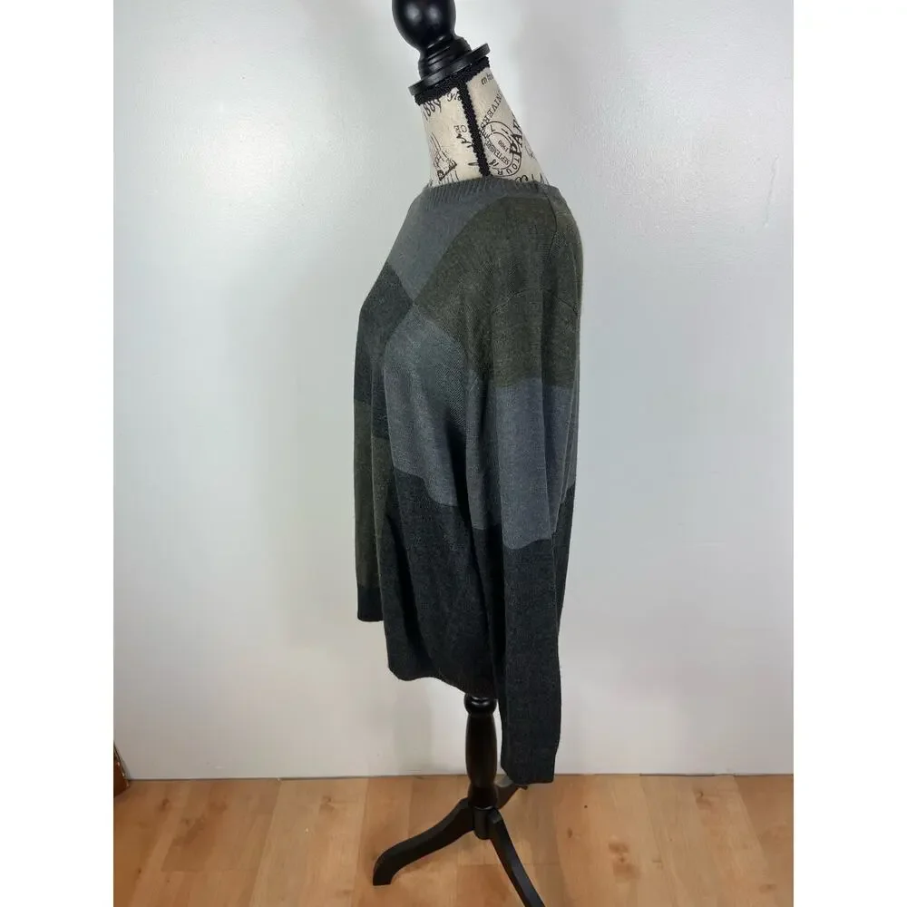 Mens Hagger Clothing square patterned soft lightweight sweater